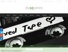 Tablet Screenshot of diexperten.ch